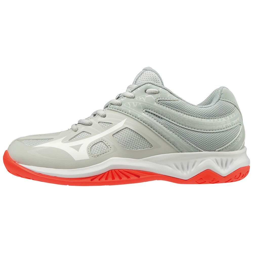 Mizuno Women's Volleyball Shoes Grey/White THUNDER BLADE 2 Shoes - V1GC197060